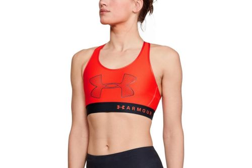 Biustonosz sportowy Under Armour ARMOUR MID Graphic Red